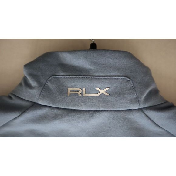 RLX x Ralph Lauren Women's Sz XS Blue Chevron Print RLX Full Zip Vest $178 - Picture 5 of 13